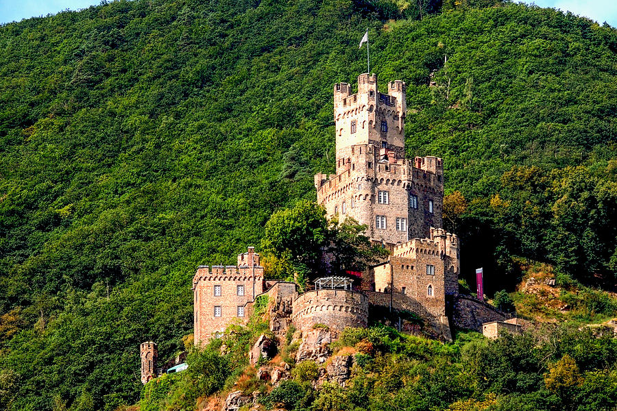 Sooneck Castle on the Rhine River Photograph by Marilyn Burton