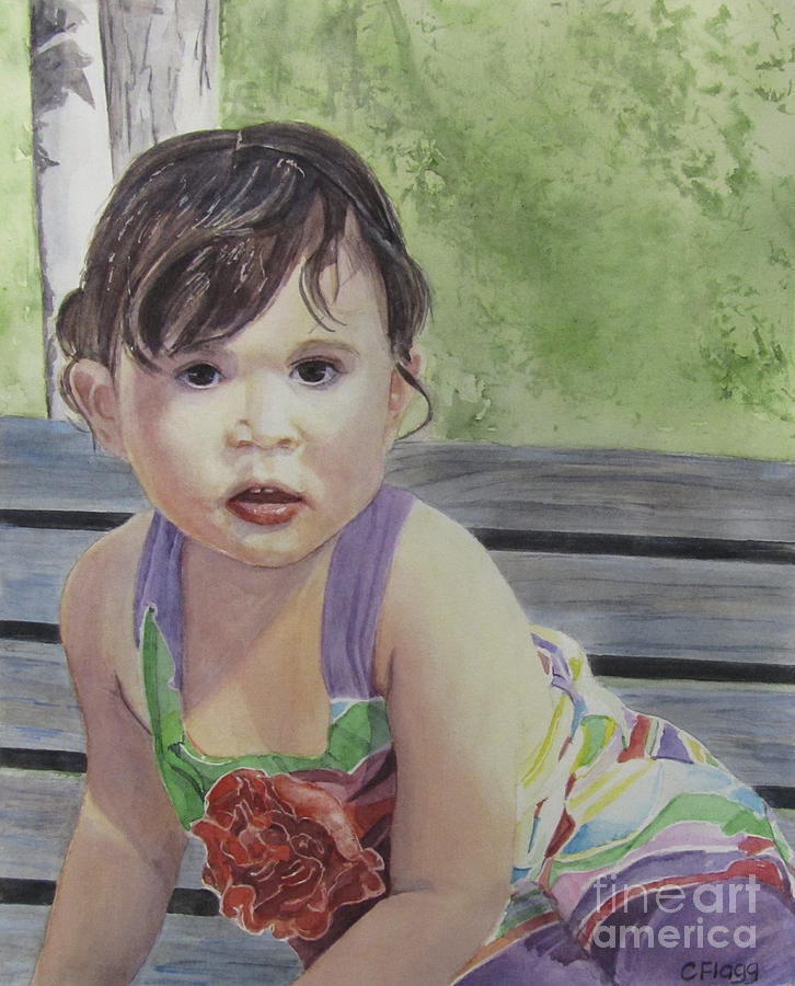 Sophia Painting by Carol Flagg