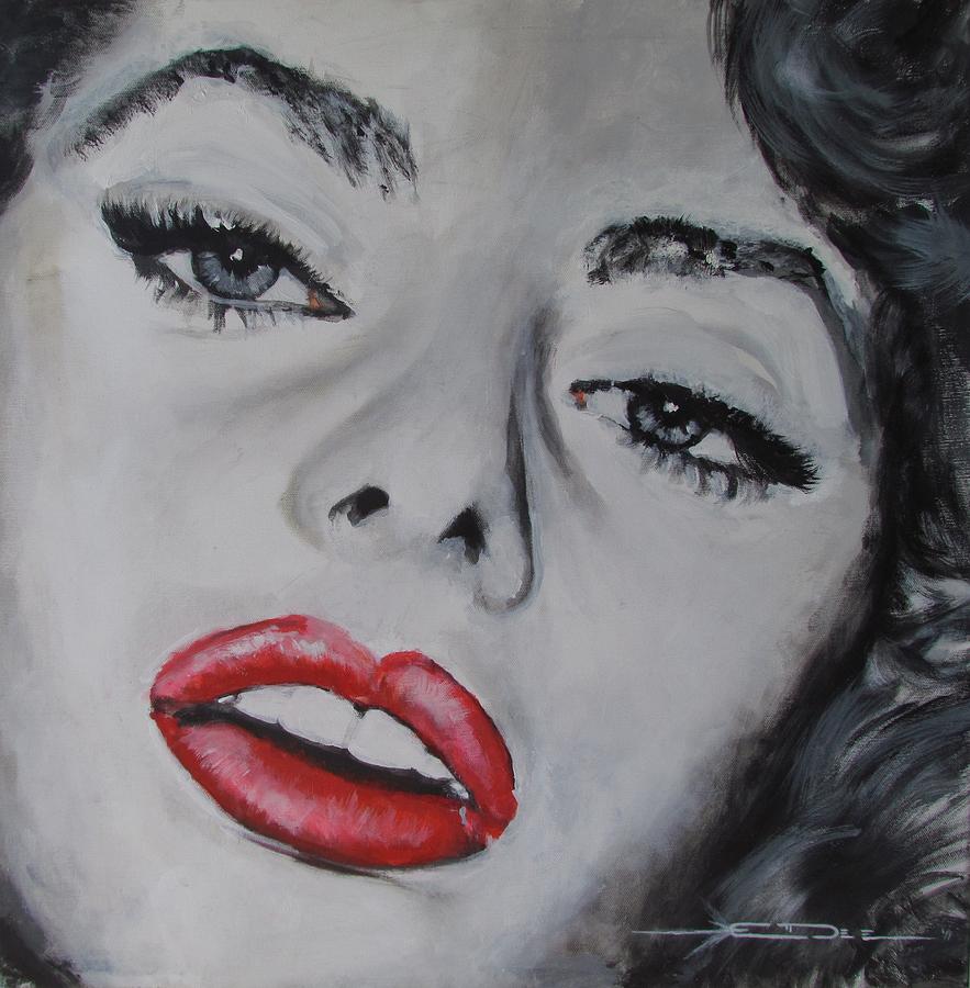 Sophia Loren Painting by Eric Dee