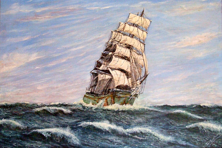 Sophocles At Sea Painting by Mackenzie Moulton