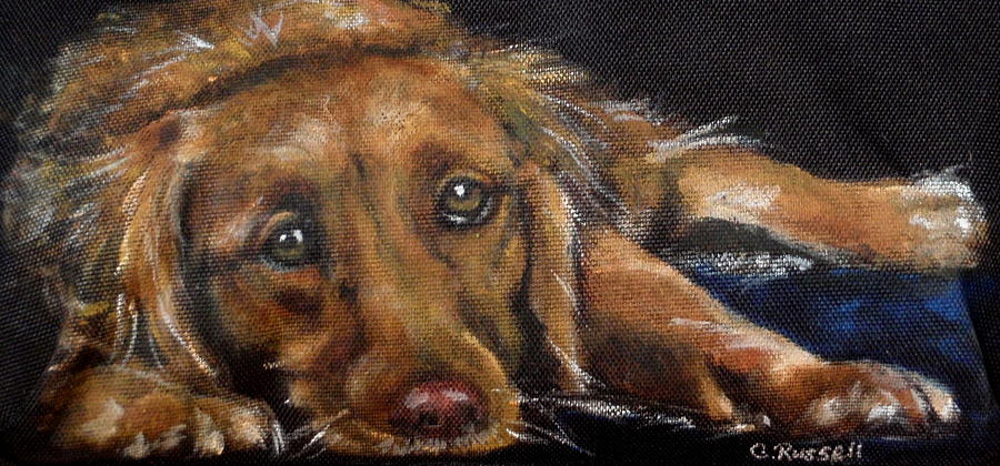 Sophie Painting by Carol Russell