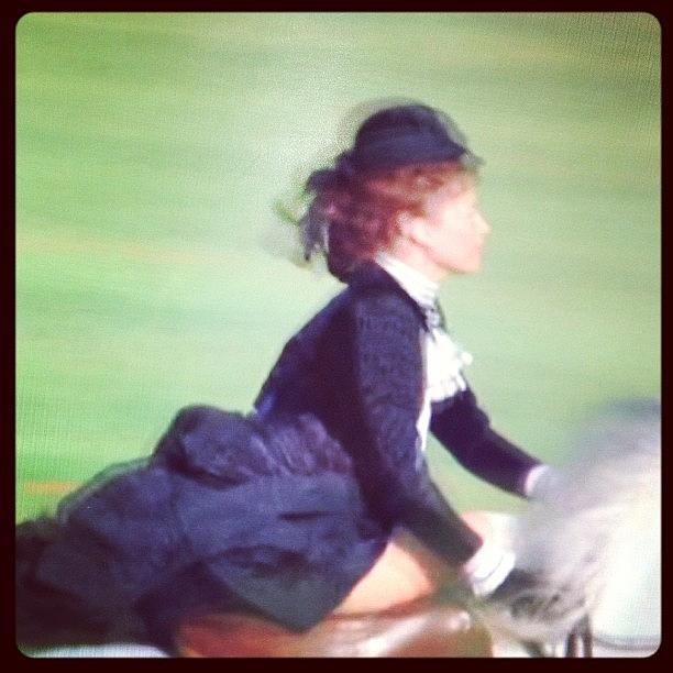 Sophie Marceau Riding Side-saddle Like Photograph by Casey Mckinnon
