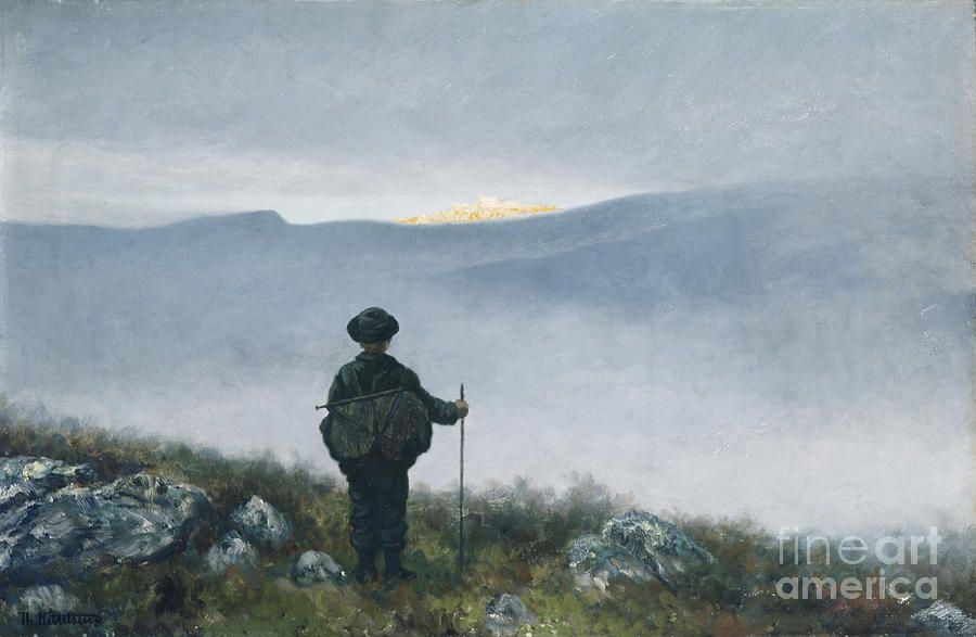 Soria Moria Painting by Theodor Kittelsen