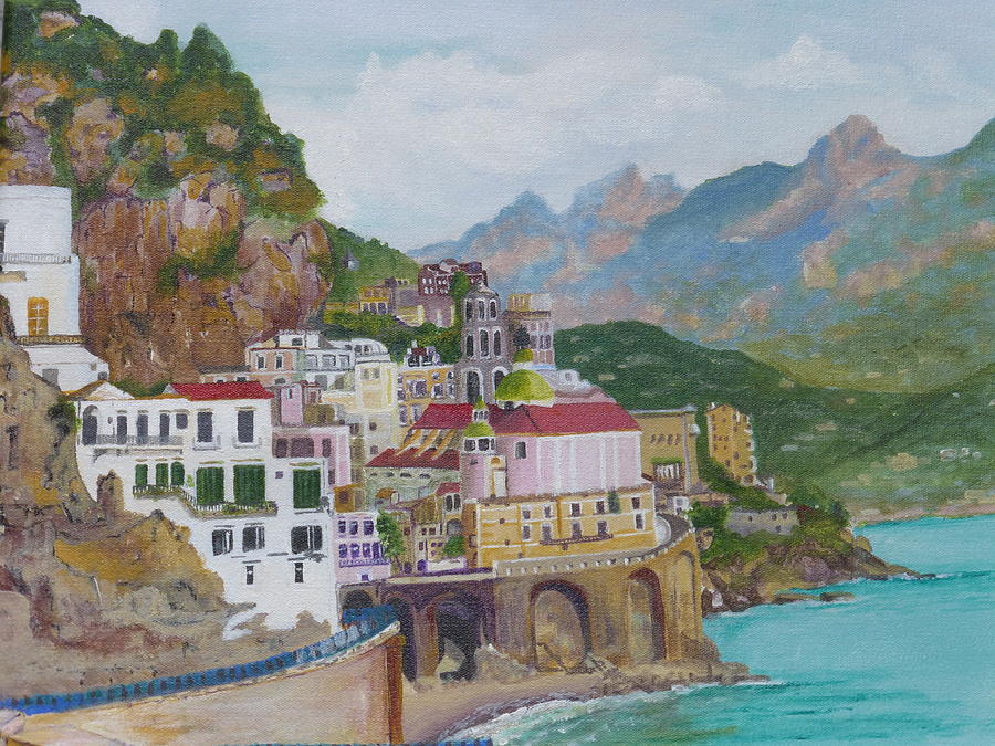 Italian Mountains Painting - Sorrento by Barbara Ebeling