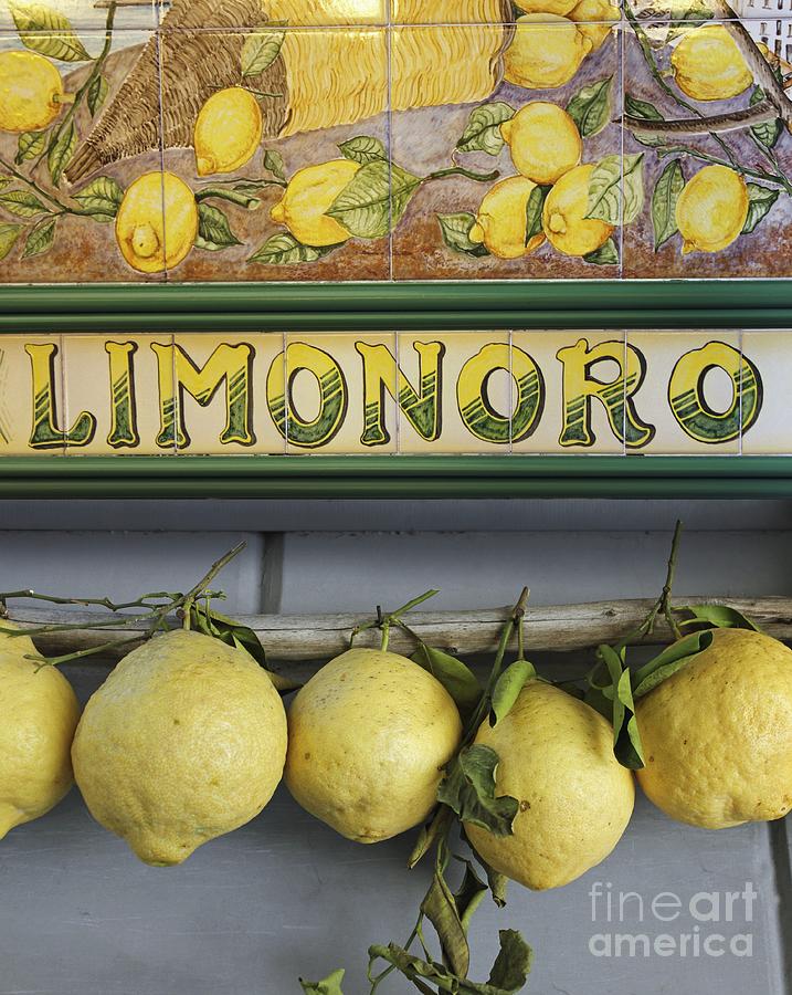 Sorrento Lemons, Italy Photograph by Tony Craddock
