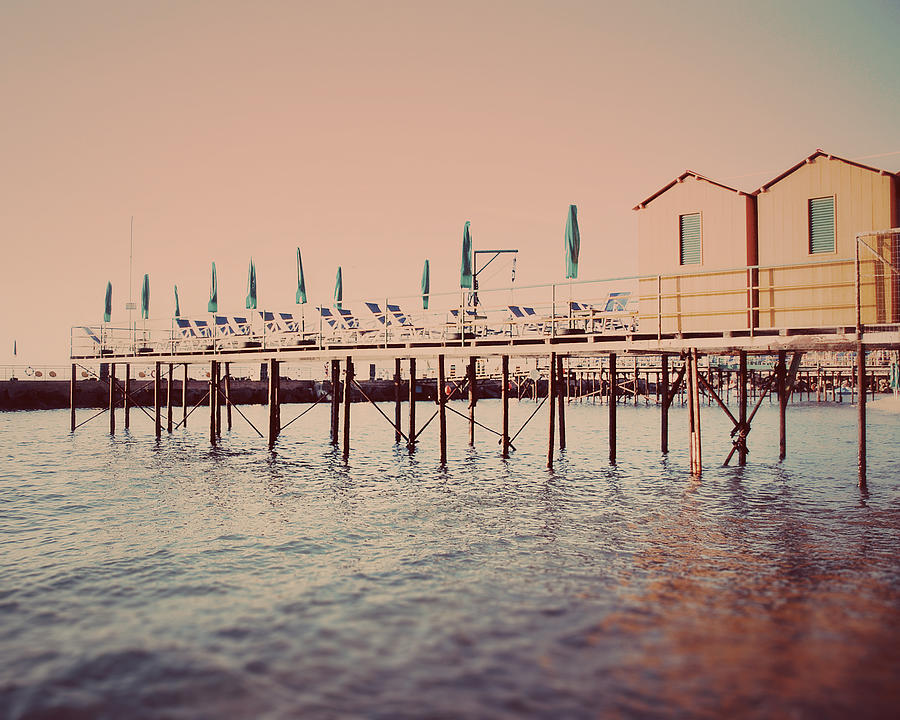 Sunset Photograph - Sorrento pier by Nastasia Cook