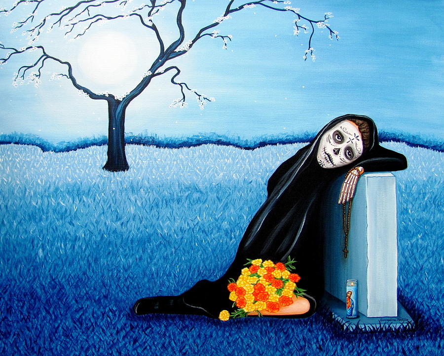 Sorrow and Hope Painting by Evangelina Portillo