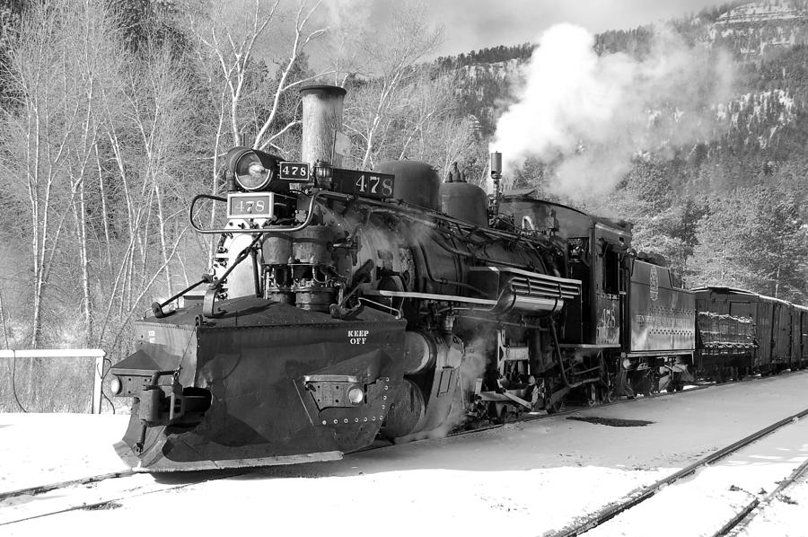 Sothbound Through Rockwood Black and White Photograph by Ken Smith
