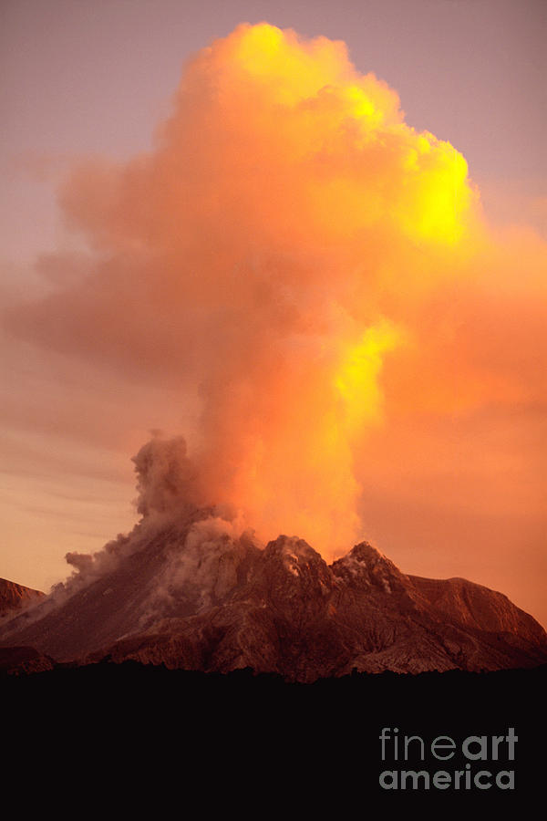 Soufriere Hills Volcano Photograph by Stephen & Donna OMeara / Volcano Watch Intl