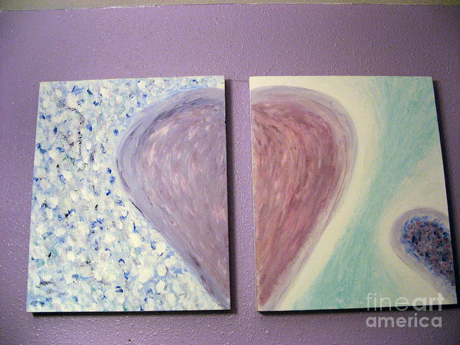 Soul Mate Heart Painting by Mars Besso