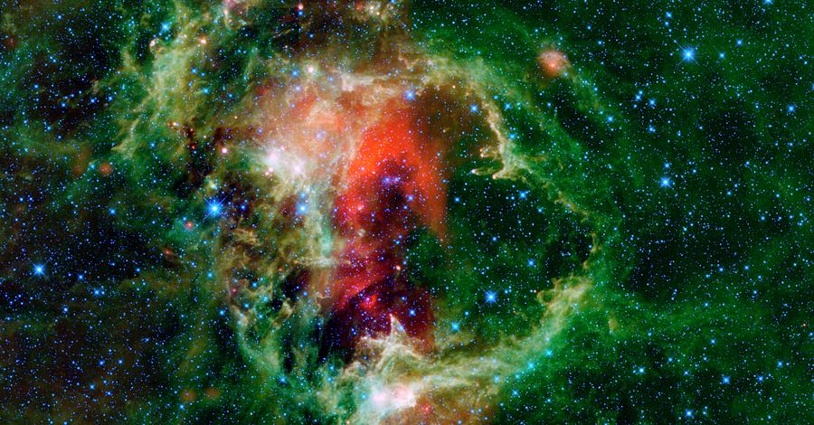 Soul Nebula Photograph by Nasa/jpl-caltech/ucla/science Photo Library