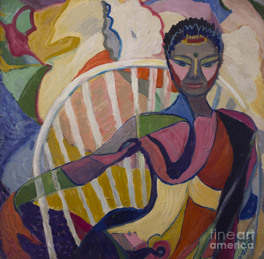 Portrait Painting - Soul Portrait by Avonelle Kelsey Portrait Painting - Soul Portrait by Avonelle Kelsey