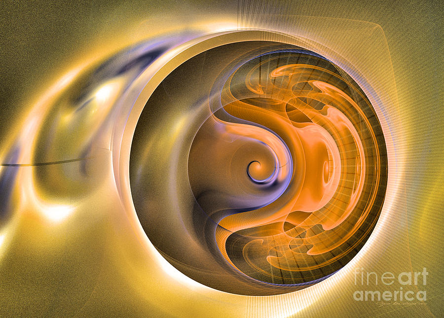 Soul watch - Abstract art Digital Art by Sipo Liimatainen