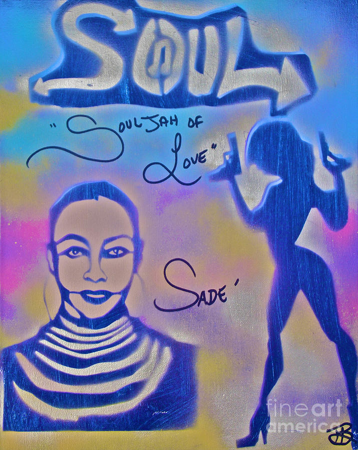 Ella Fitzgerald Painting - Souljah of Love by Tony B Conscious