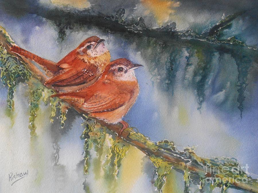 Nature Painting - Soulmates by Patricia Pushaw