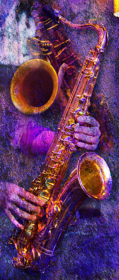 Sound Bites Niche Stacked Sax Photograph by Bob Coates