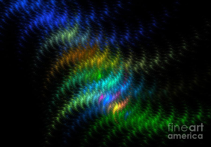 Sound Waves In Outer Space Digital Art by Renee Trenholm