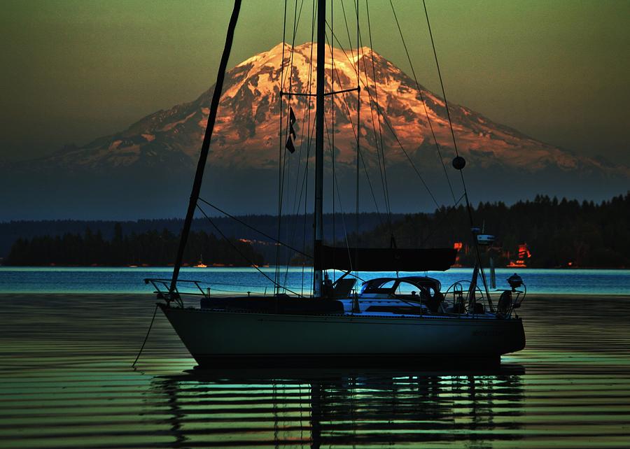 Seattle Photograph - Soundly Anchored by Benjamin Yeager