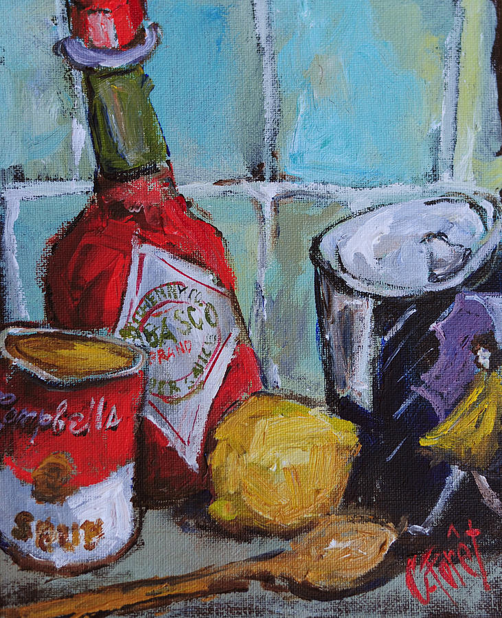 Soup Kitchen Painting by Carole Foret