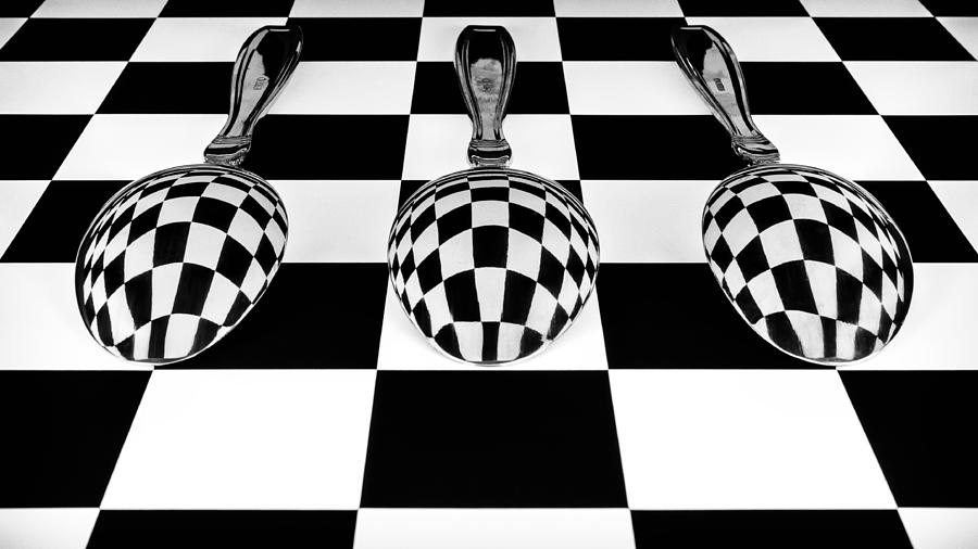 Abstract Photograph - Soup Spoons by Jeff Burton Abstract Photograph - Soup Spoons by Jeff Burton