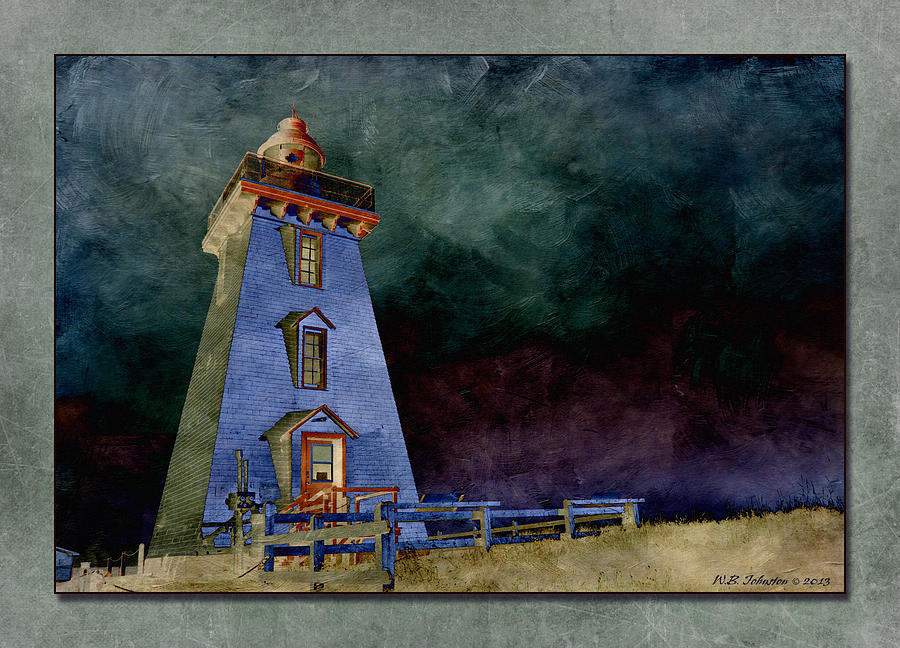 Souris Lighthouse Photograph by WB Johnston