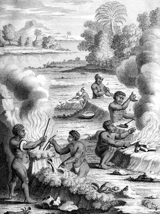 South Africa, Khoikhoi Iron Smelting Photograph by Science Source