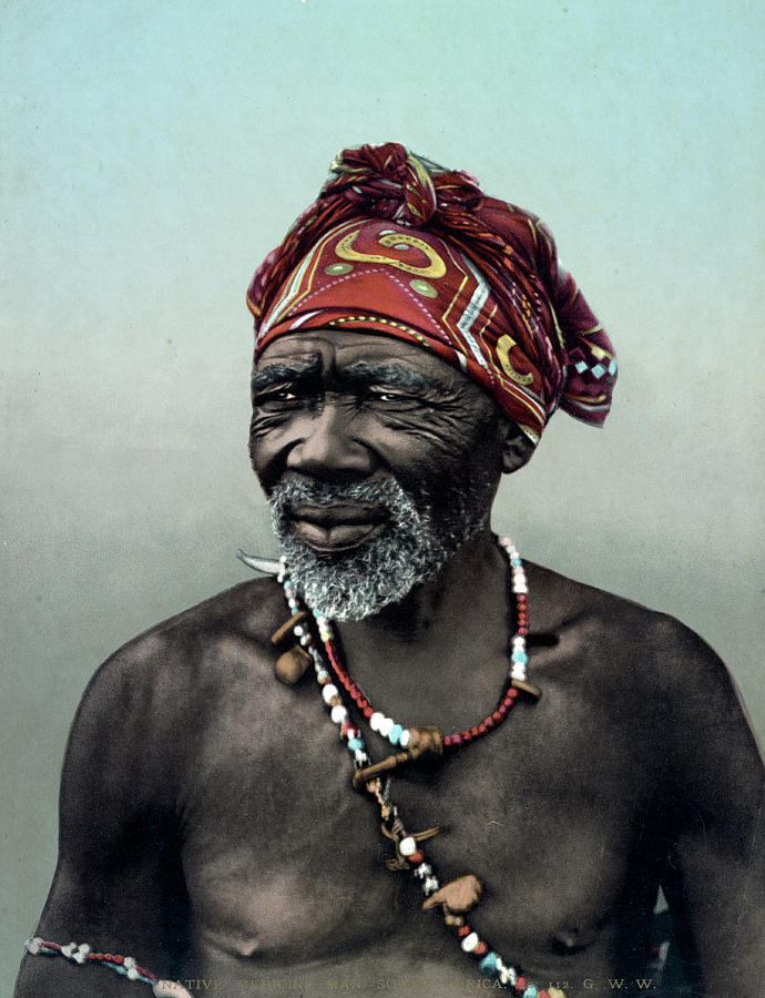South Africa, Medicine Man Photograph by Science Source