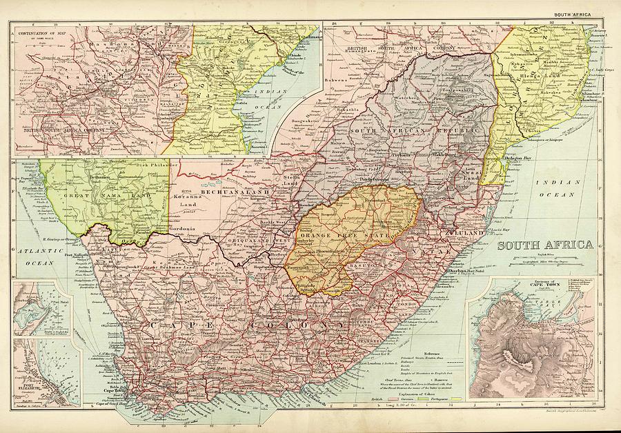 South Africa On The Eve Of The Boer War Drawing by Mary Evans Picture ...