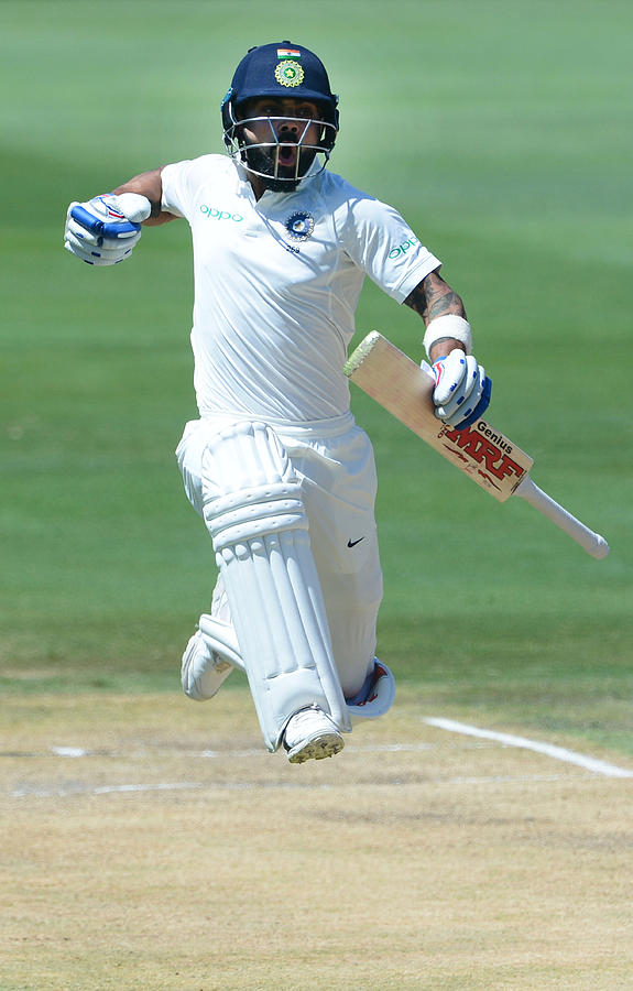 South Africa v India - 2nd Test, Day 3 Photograph by Gallo Images