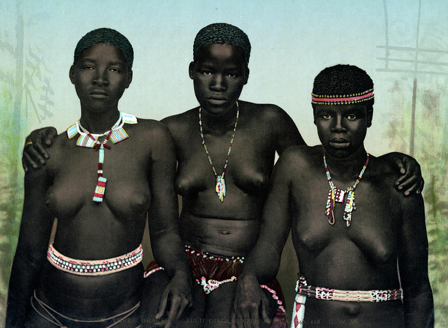 South Africa, Zulu Girls Photograph by Science Source