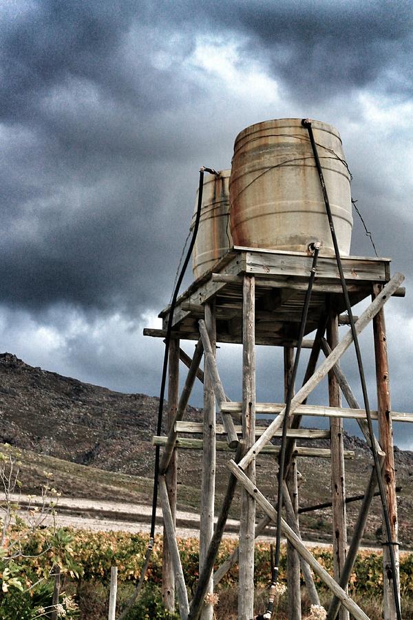 Farm Photograph - South African Farm Water Tank by Christian Smit