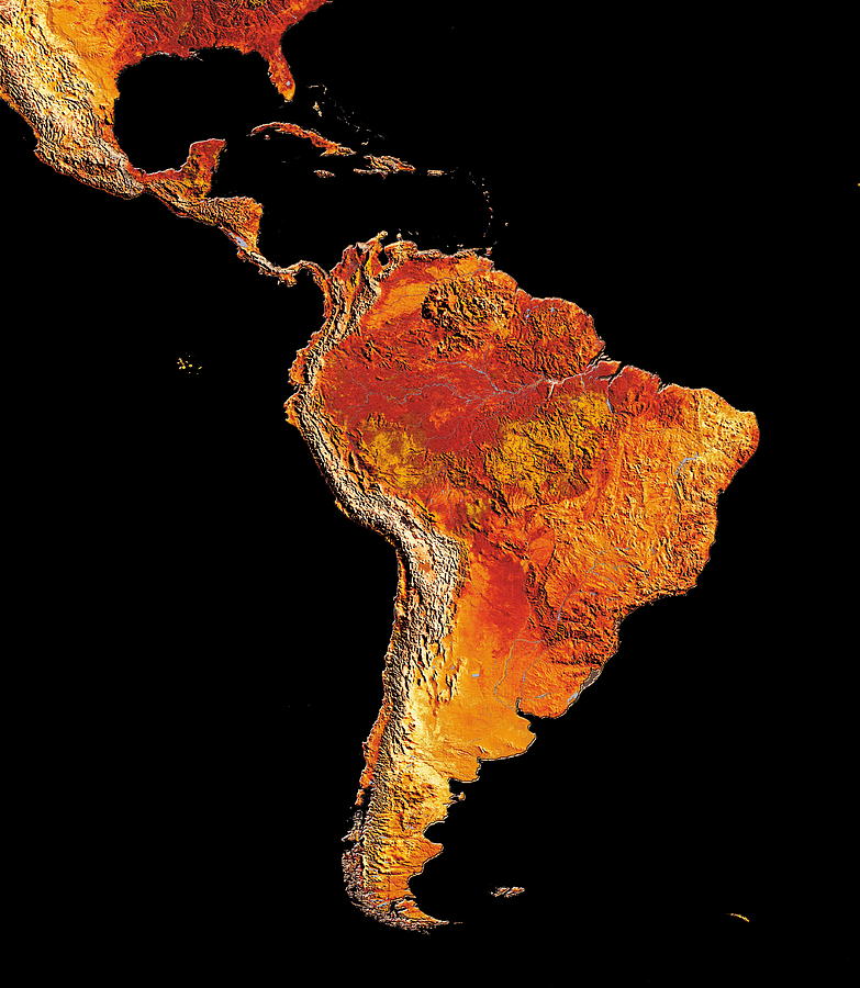 South America Photograph by Dynamic Earth Imaging/science Photo Library