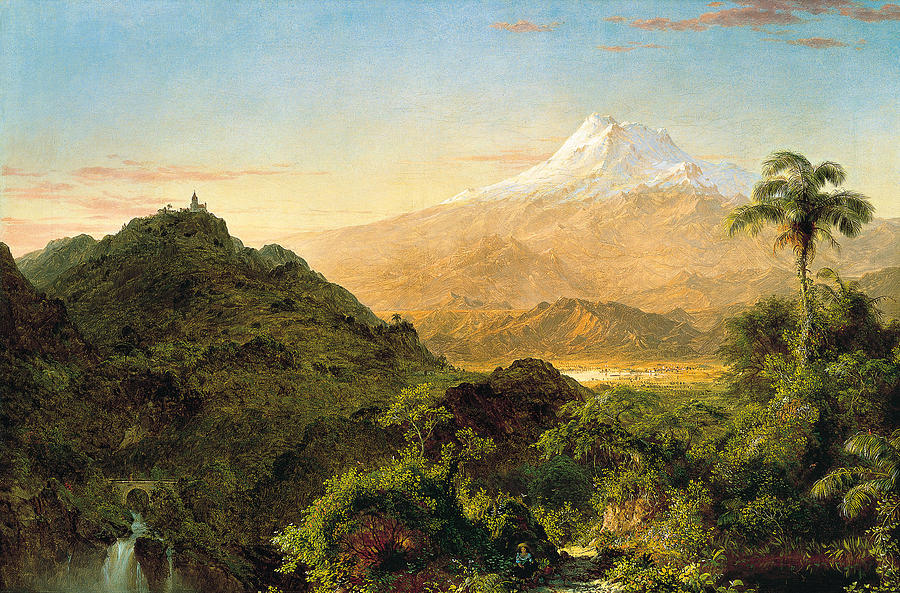 Frederic Edwin Church Painting - South American Landscape by Frederic Edwin Church