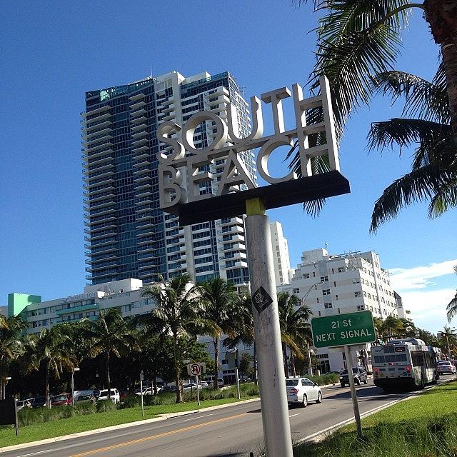 Miami Photograph - South Beach by Carlee Ortiz