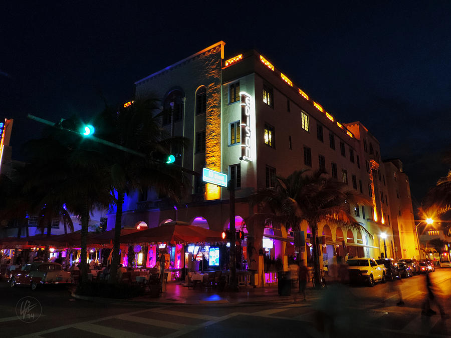 South Beach - Edison Hotel 003 Photograph by Lance Vaughn