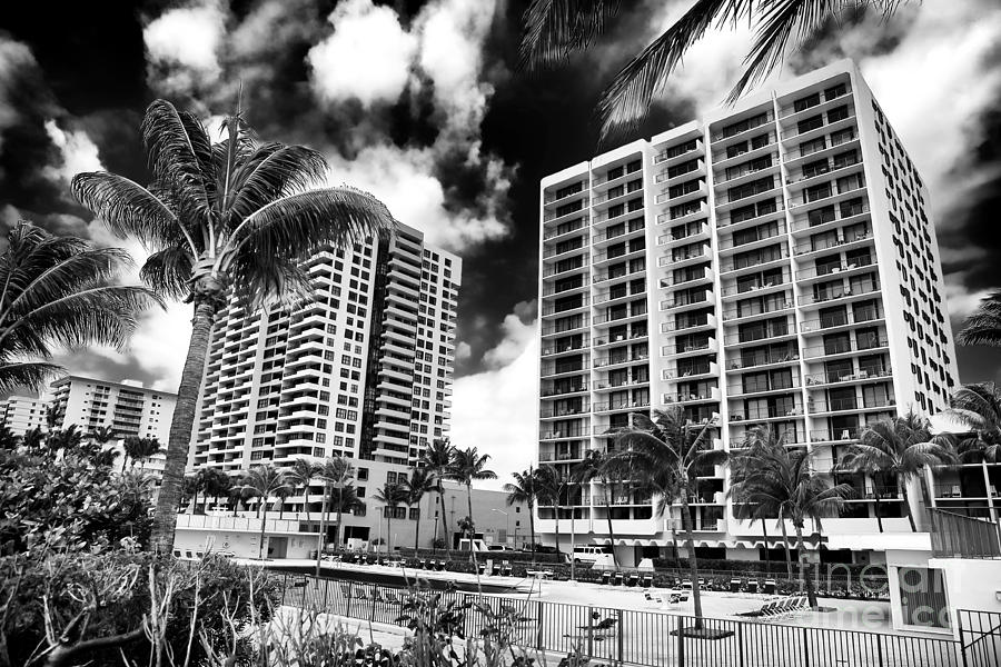 South Beach Hotels Photograph by John Rizzuto