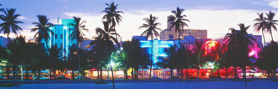 Architecture Photograph - South Beach Miami Beach Florida Usa by Panoramic Images