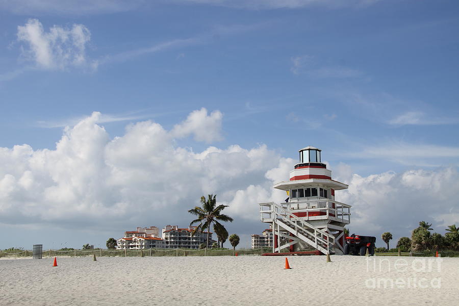 South Beach Miami Lifeguard Station Photograph by Christiane Schulze Art And Photography