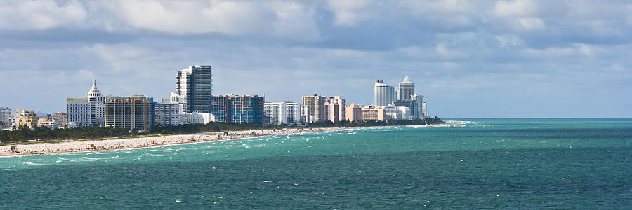 Architecture Photograph - South Beach on a Summer Day by Ed Gleichman