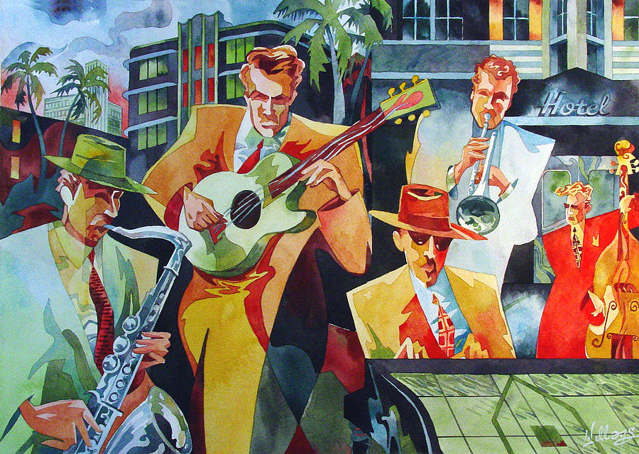 South Beach Rhythm Painting by Mick Williams