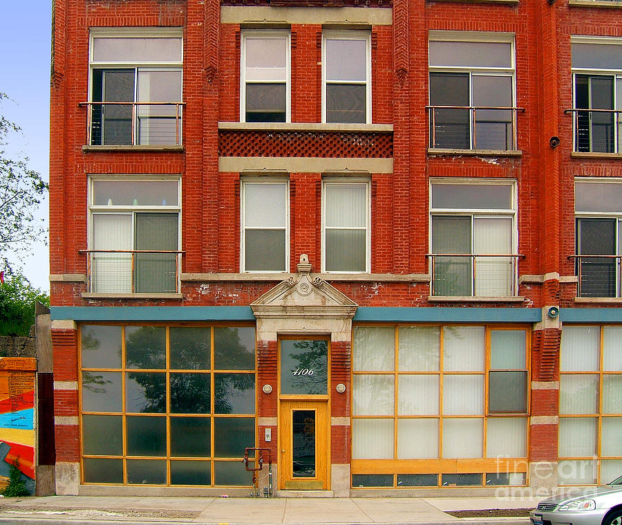 South Chicago Colorful Building Photograph by Wernher Krutein