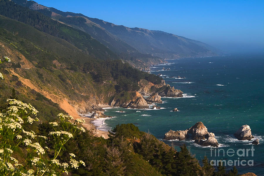 South Coast View in Big Sur Photograph by Charlene Mitchell