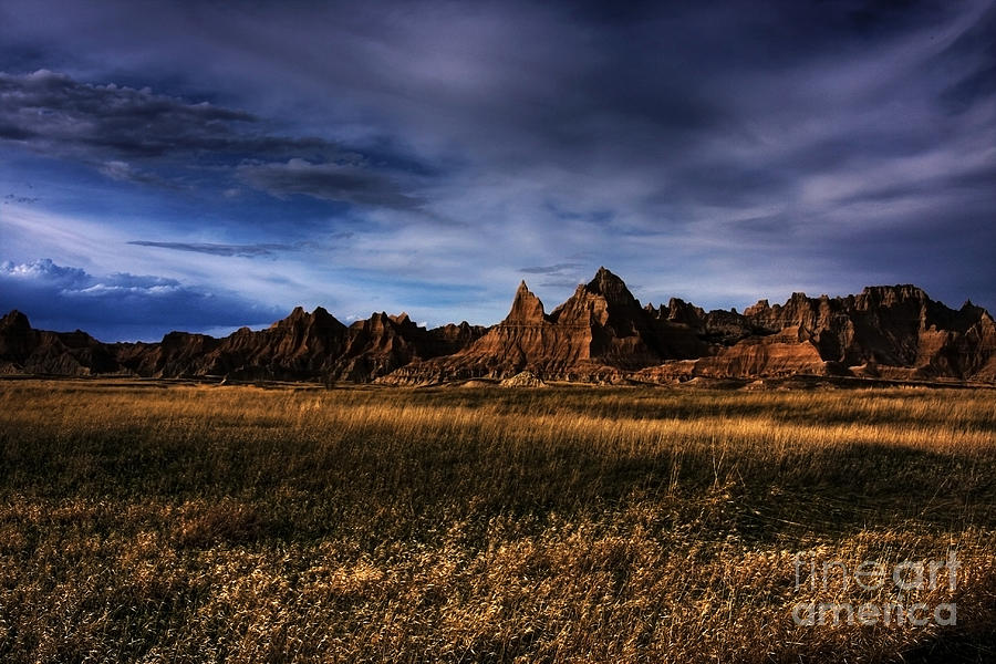 South Dakota Badlands - The Landscape Photograph by Wayne Moran