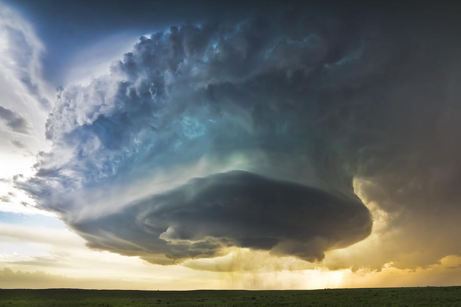 Supercell Photograph - South Dakota Stack by Evan Ludes Supercell Photograph - South Dakota Stack by Evan Ludes