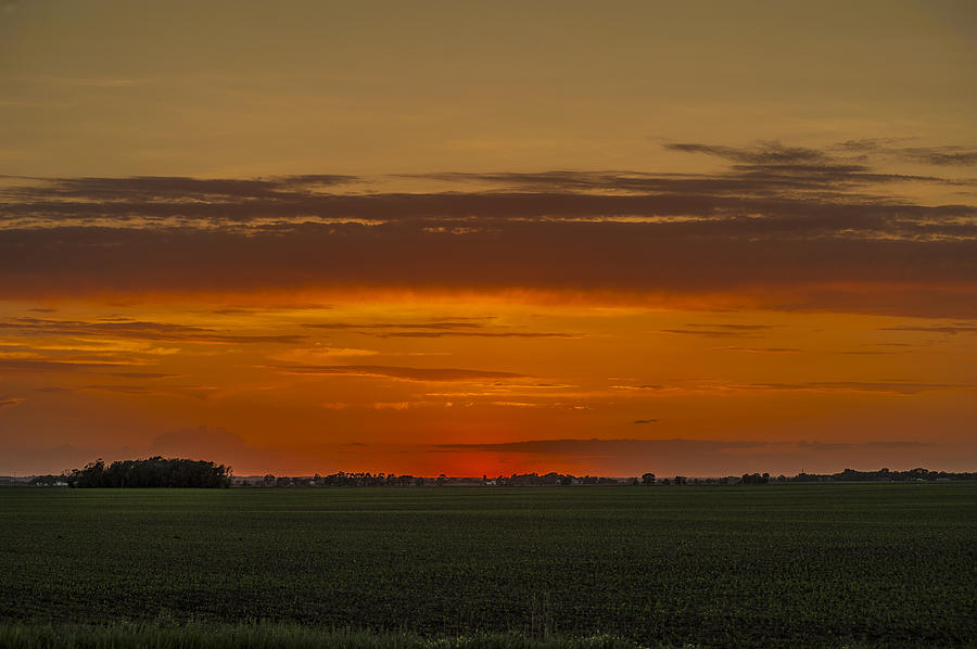 South Dakota Sunset Photograph by Pam DeCamp