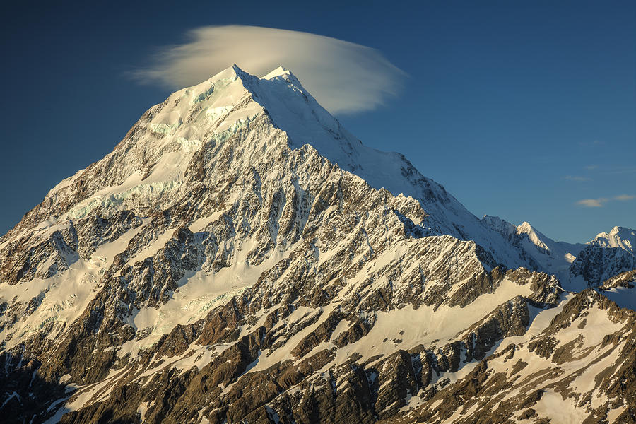 South Face Of Mount Cook New Zealand Photograph by Colin Monteath