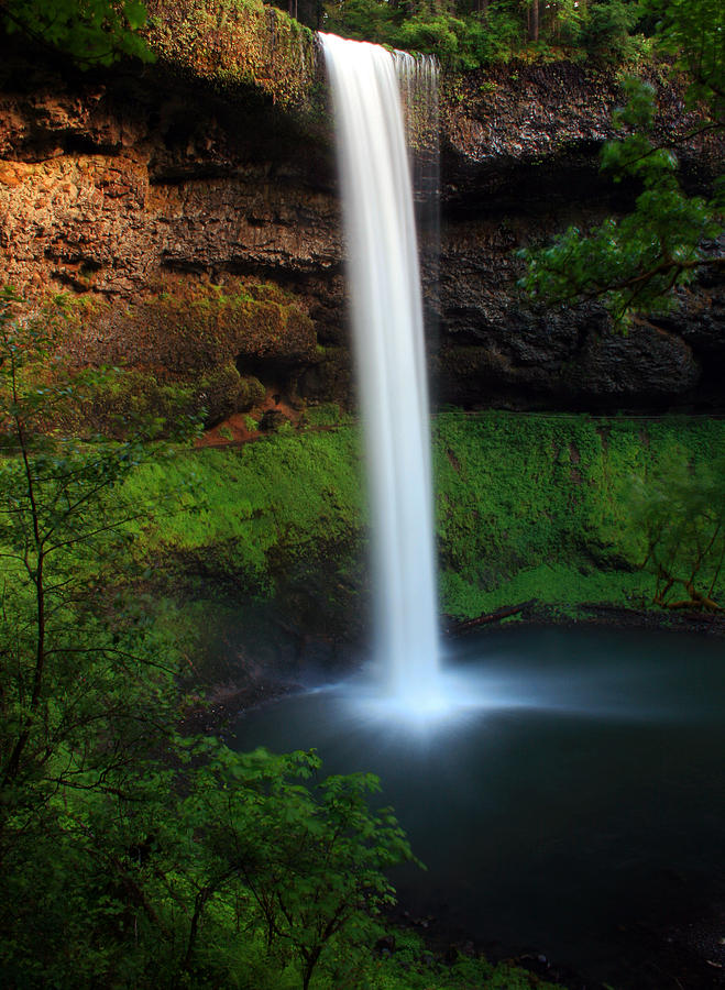 Waterfall Photograph - South Falls by Pamela Winders