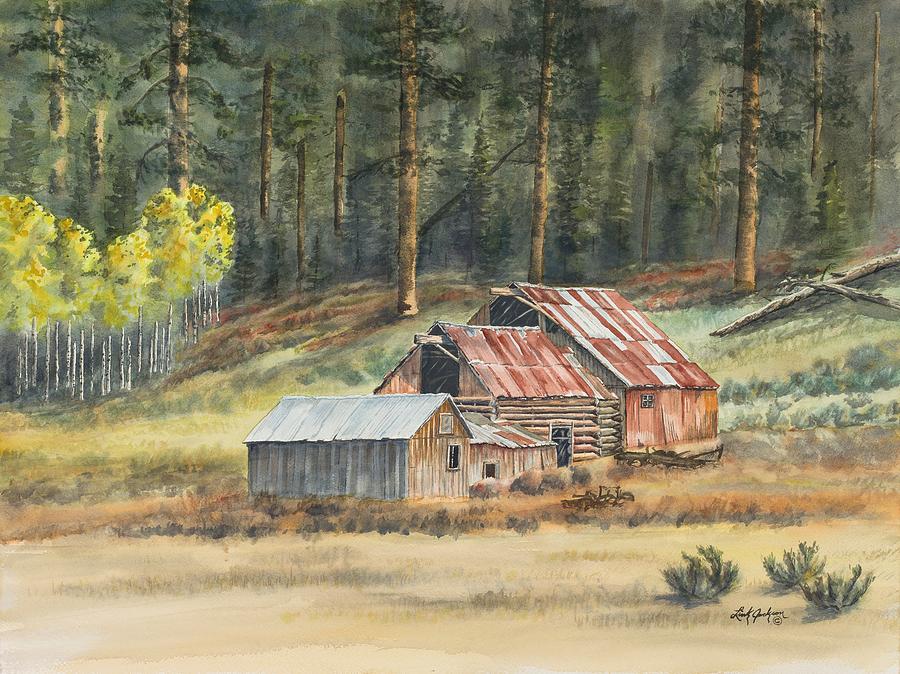 South Fork Barn Painting by Link Jackson