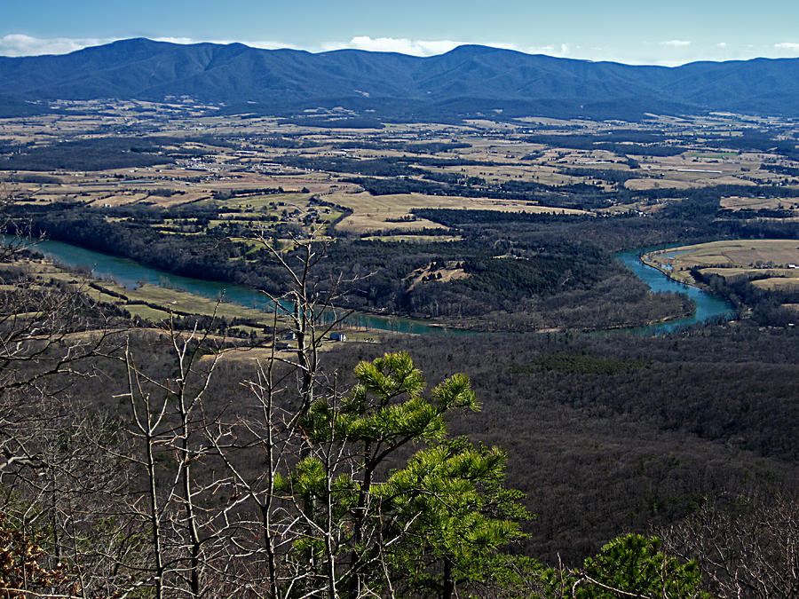 South Fork Shenandoah River Photograph by Lara Ellis