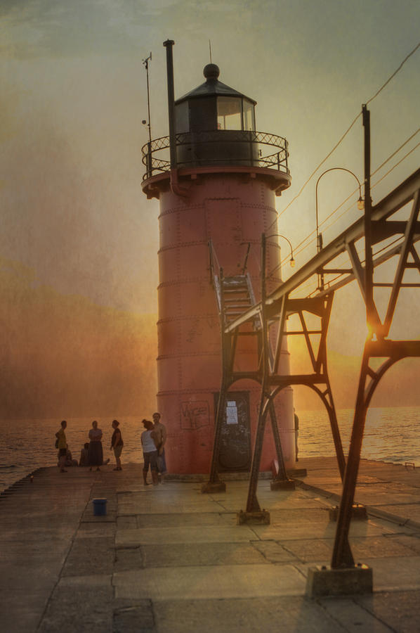 South Haven Michigan Lighthouse Photograph by Evie Carrier